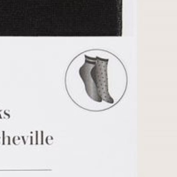 🆕Sheer patterned ankle socks 2 pk NWT - Picture 2 of 4